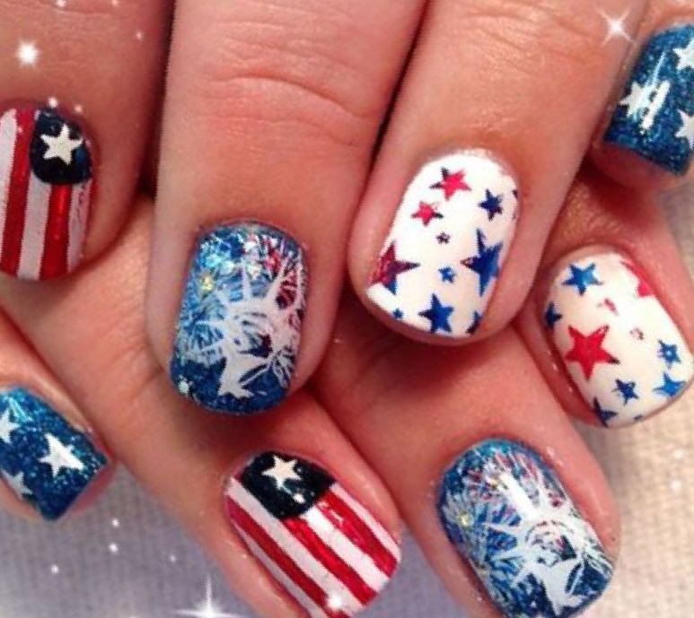 Easy Fourth Of July Nails Design
 17 Easy Fourth July Nails Design StylePics