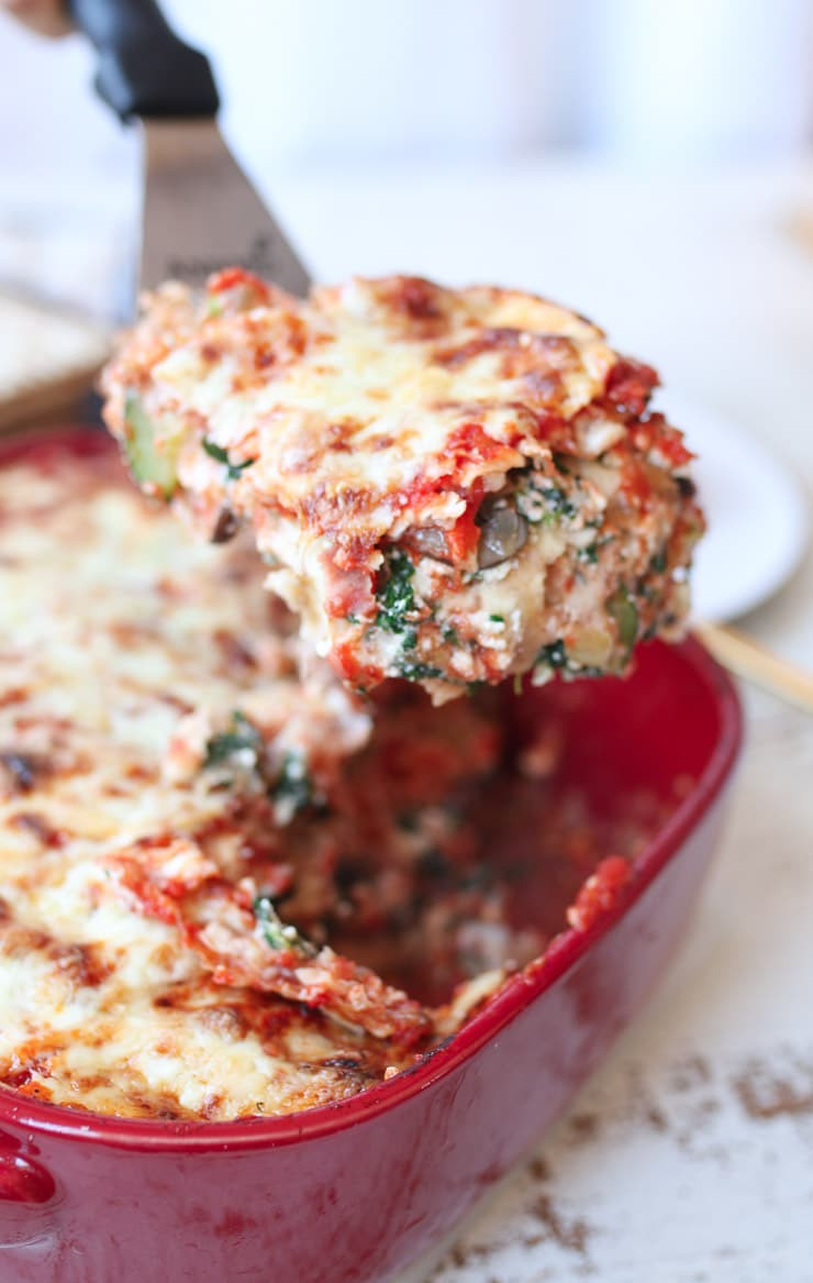 Easy Passover Recipe
 Healthy Ve arian Matzo Lasagna