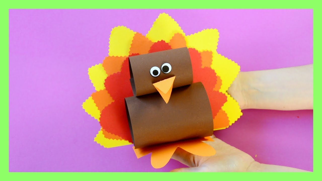 Easy Thanksgiving Crafts
 Simple Paper Turkey Craft Thanksgiving crafts for kids