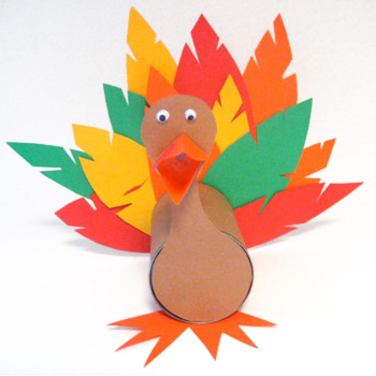 Easy Thanksgiving Crafts
 Simple No Mess Thanksgiving Craft