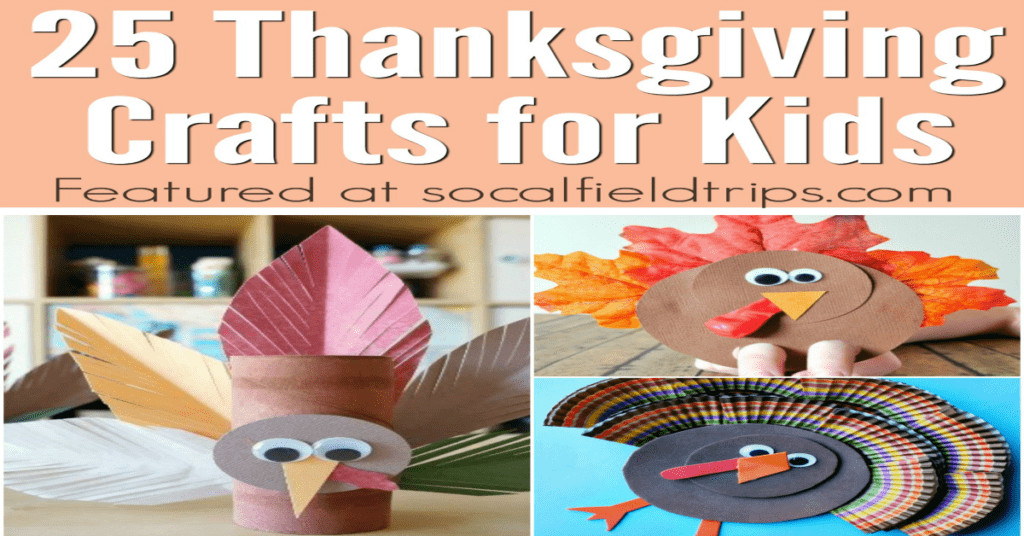 Easy Thanksgiving Crafts For Preschoolers
 25 Easy Thanksgiving Crafts for Kids SoCal Field Trips