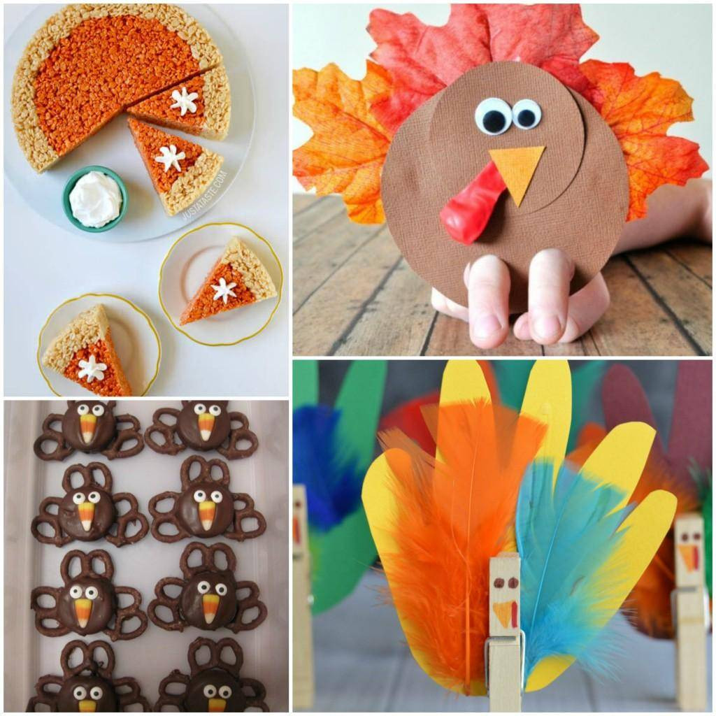Easy Thanksgiving Crafts
 Easy Thanksgiving Crafts and Recipes for Kids