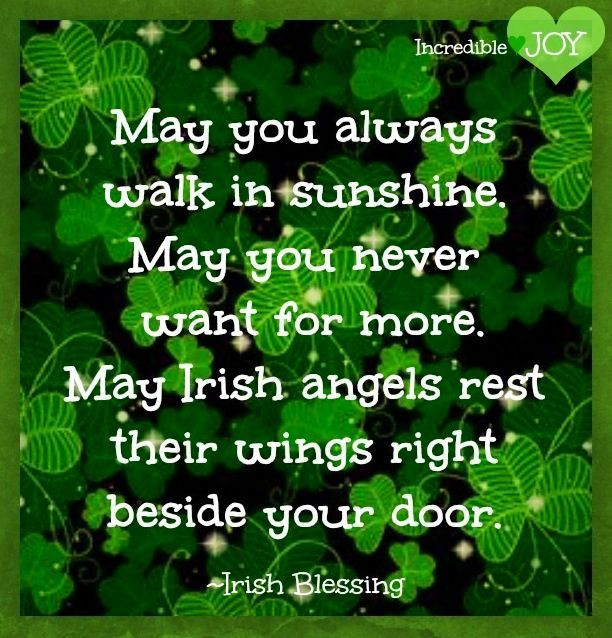 Everyone's Irish On St Patrick Day Quote
 102 besten glaube che segenswünsche Bilder auf