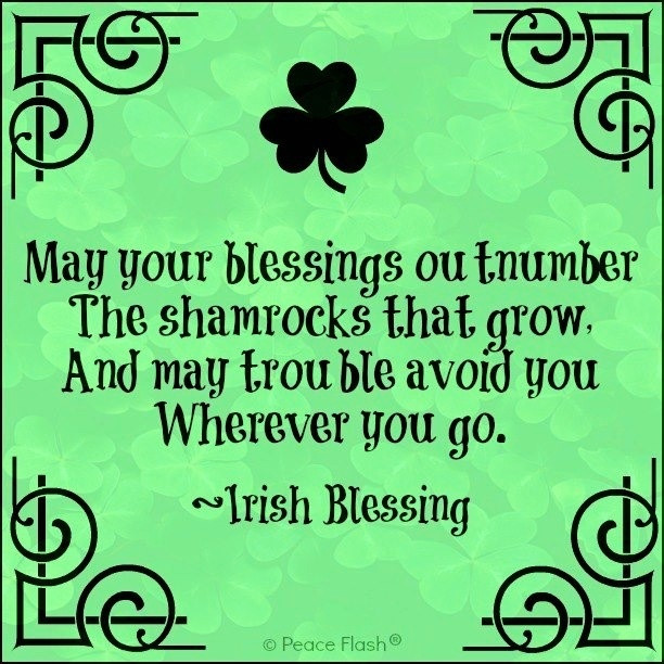 Everyone's Irish On St Patrick Day Quote
 1000 images about Irish blessings on Pinterest