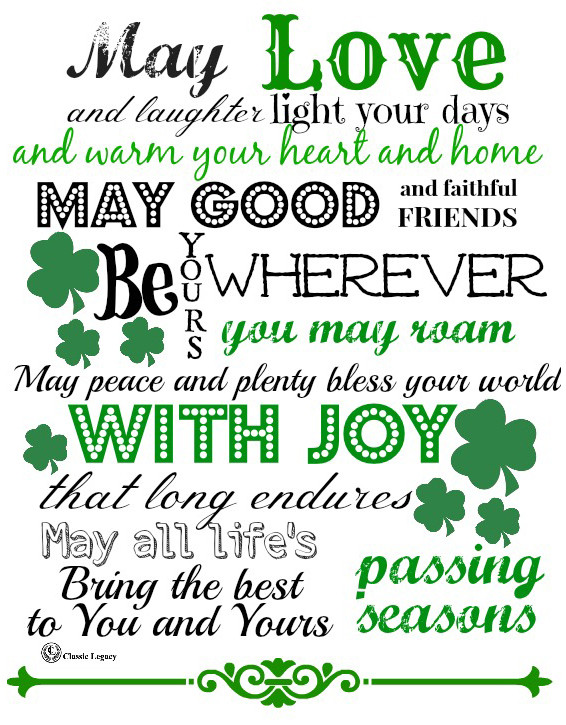Everyone's Irish On St Patrick Day Quote
 St Patrick’s Day