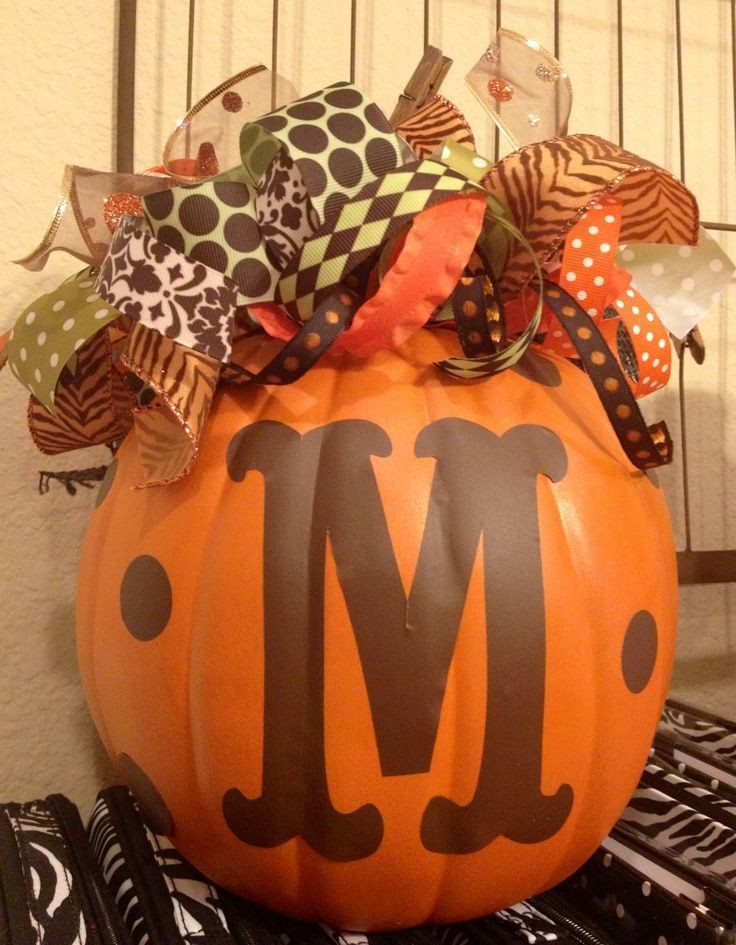 Fall And Halloween Crafts
 Cute fall pumpkin Craft Ideas Fall