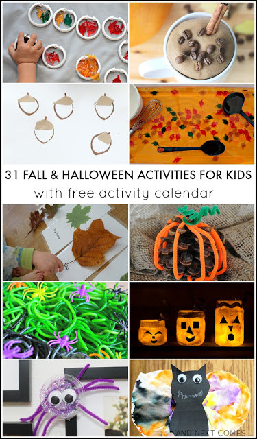 Fall And Halloween Crafts
 31 Fall & Halloween Activities for Kids Free October