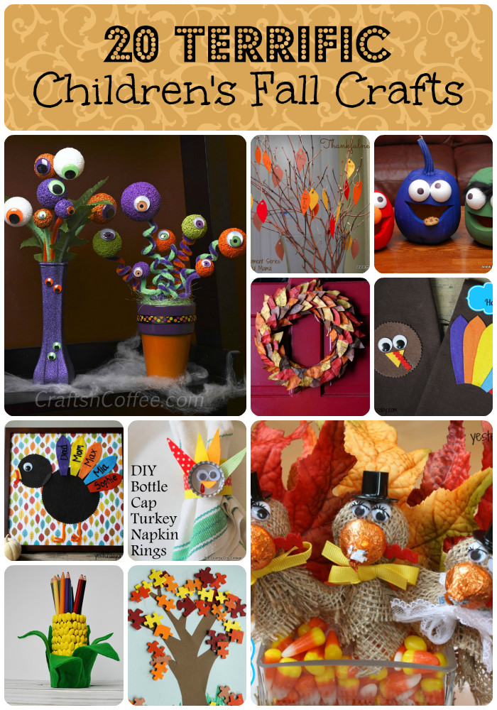 Fall And Halloween Crafts
 20 Terrific Children s Fall Crafts ToBeThode
