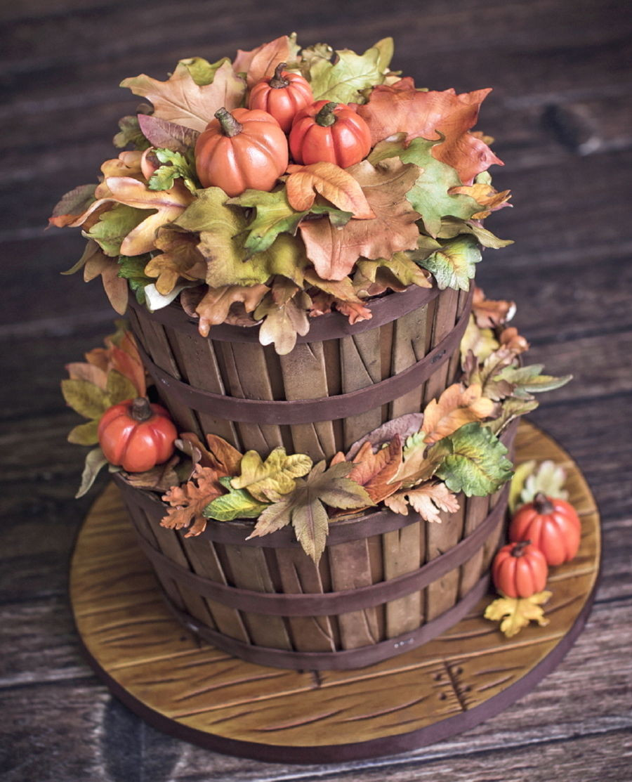 Fall Cakes Ideas
 Fall Basket Cake CakeCentral
