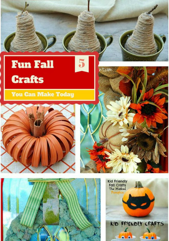 Fall Crafts To Make
 5 Fun Fall Crafts You Can Make Today An Alli Event