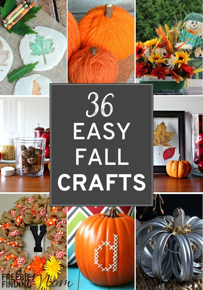 Fall Crafts To Make
 36 Easy Fall Crafts
