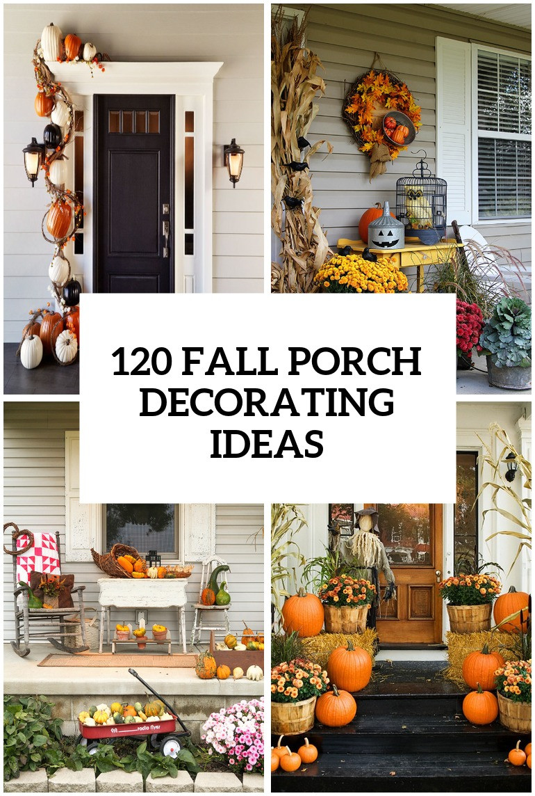 Fall Decor Ideas For Front Porch
 120 Fall Porch Decorating Ideas Shelterness