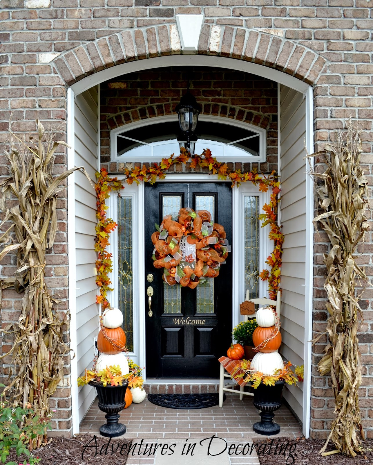 Fall Decor Ideas For Front Porch
 Adventures in Decorating Our Fall Front Porch