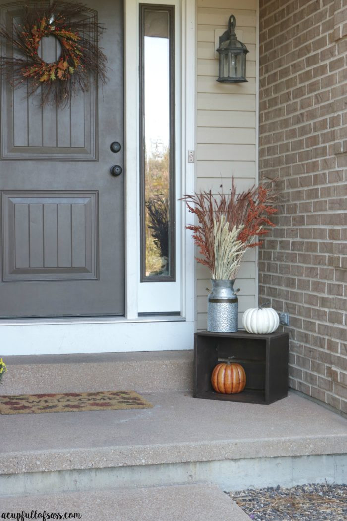 Fall Decor Ideas For Front Porch
 Fall Porch Decor Ideas A Cup Full of Sass