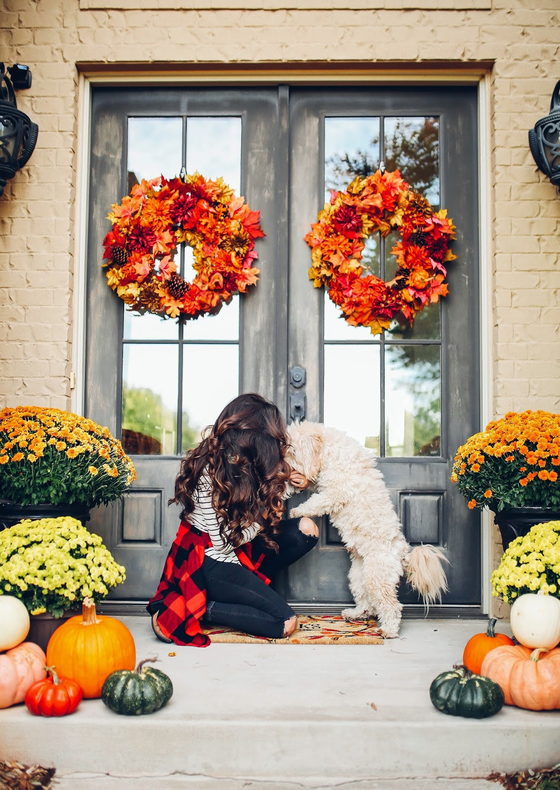 Fall Decor Ideas For Front Porch
 Our Fall Front Porch Decor