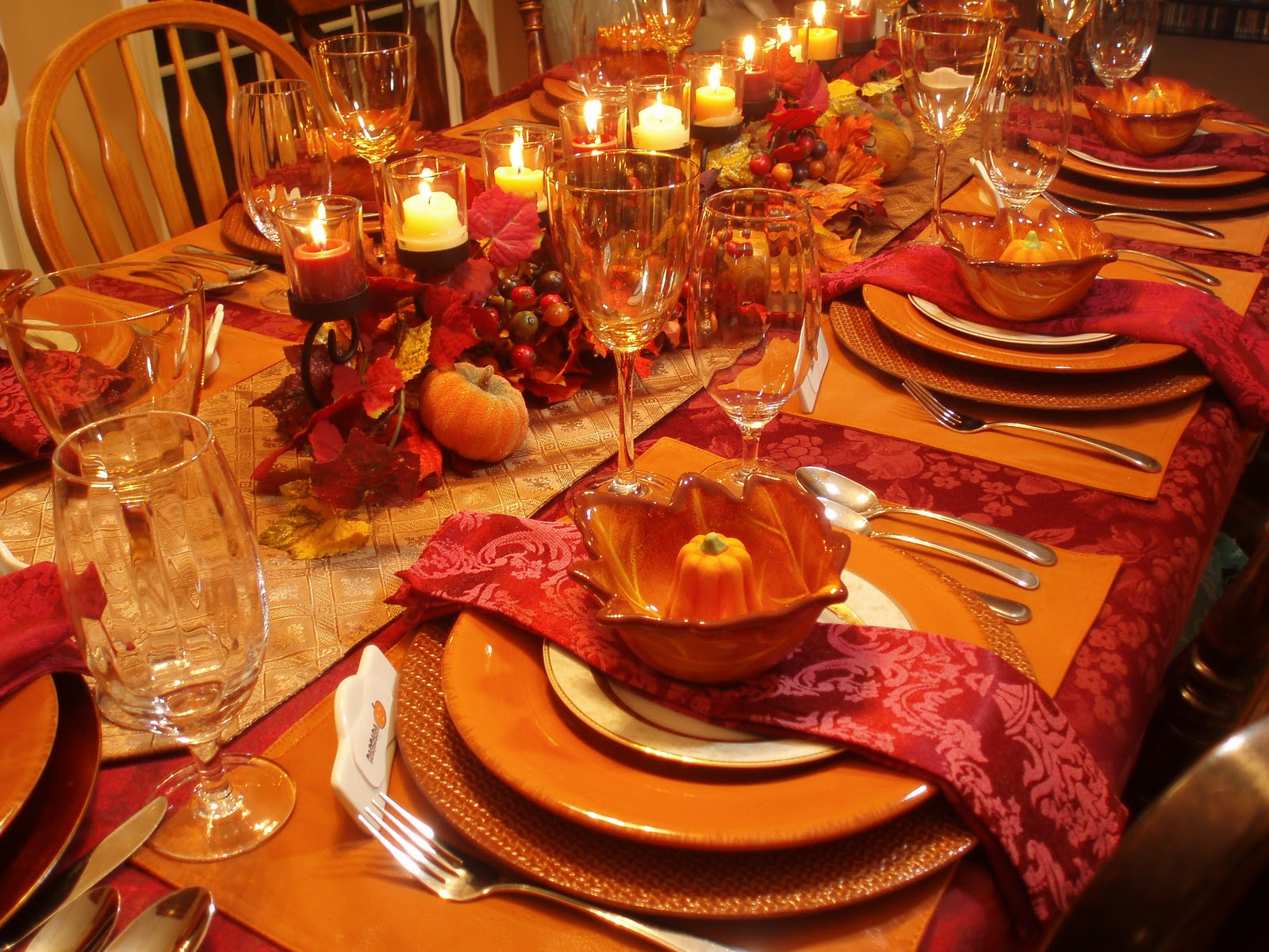 Fall Dinner Party
 Dining Delight Fall Dinner Party for Eight