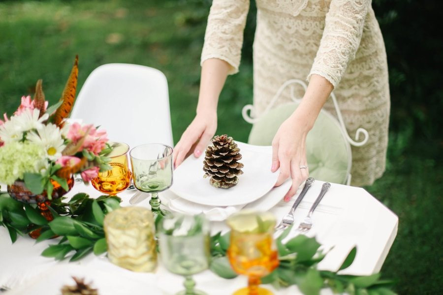 Fall Dinner Party
 A Pretty Outdoor Fall Dinner Party The Sweetest Occasion