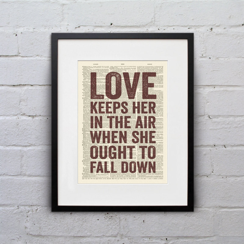 Fall Is In The Air Quotes
 Love Keeps Her In The Air When She Ought To Fall Down Quote