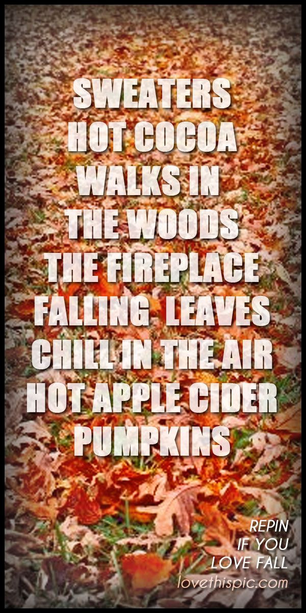 Fall Is In The Air Quotes
 FALL autumn fall pinterest pinterest quotes seasons