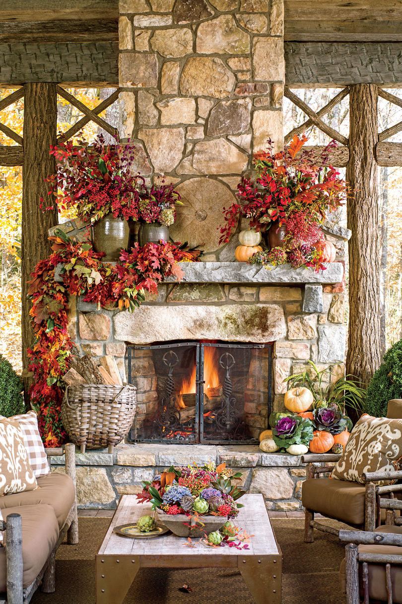 Fall Mantle Decorating Ideas
 25 Fall Mantel Decorating Ideas Southern Living