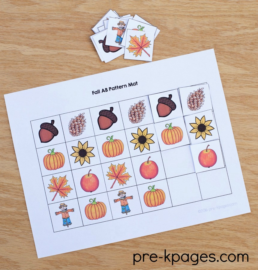 Fall Math Activities For Preschoolers
 Fall Theme Preschool Activities