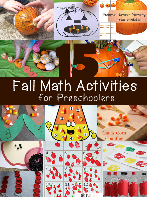 Fall Math Activities For Preschoolers
 fun learning for kids 15 Fall Math Activities for