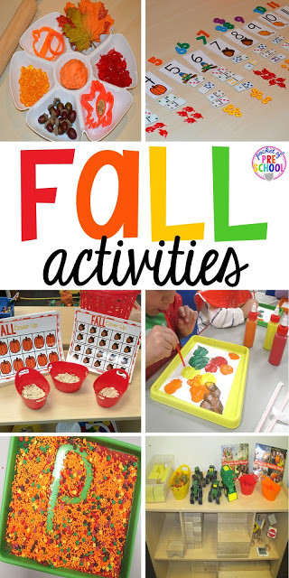 Fall Math Activities For Preschoolers
 Fall Themed Activities for Little Learners Pocket of