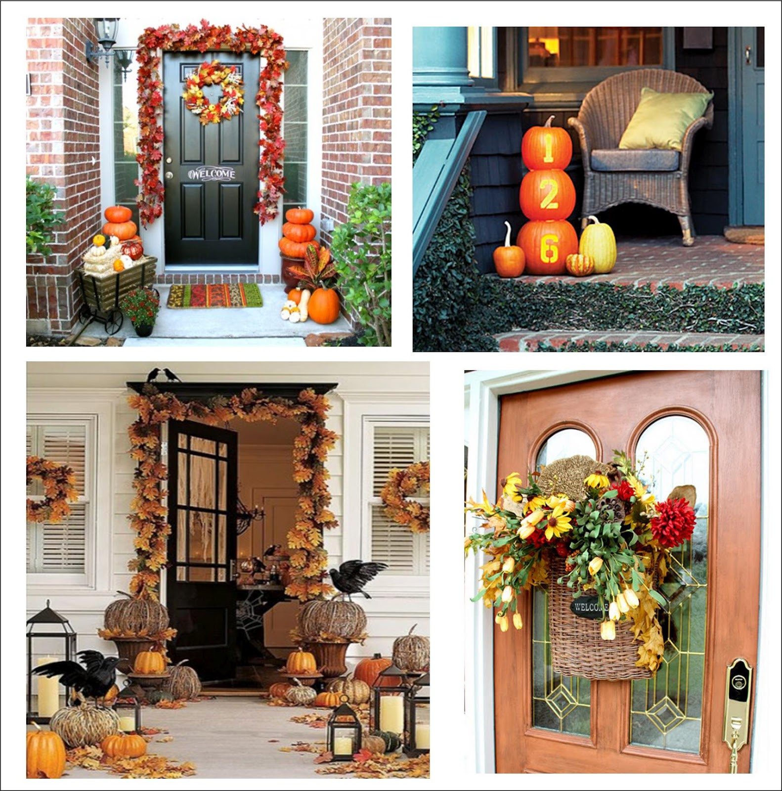 Fall Outside Decoration Ideas
 It s Written on the Wall 90 Fall Porch Decorating Ideas