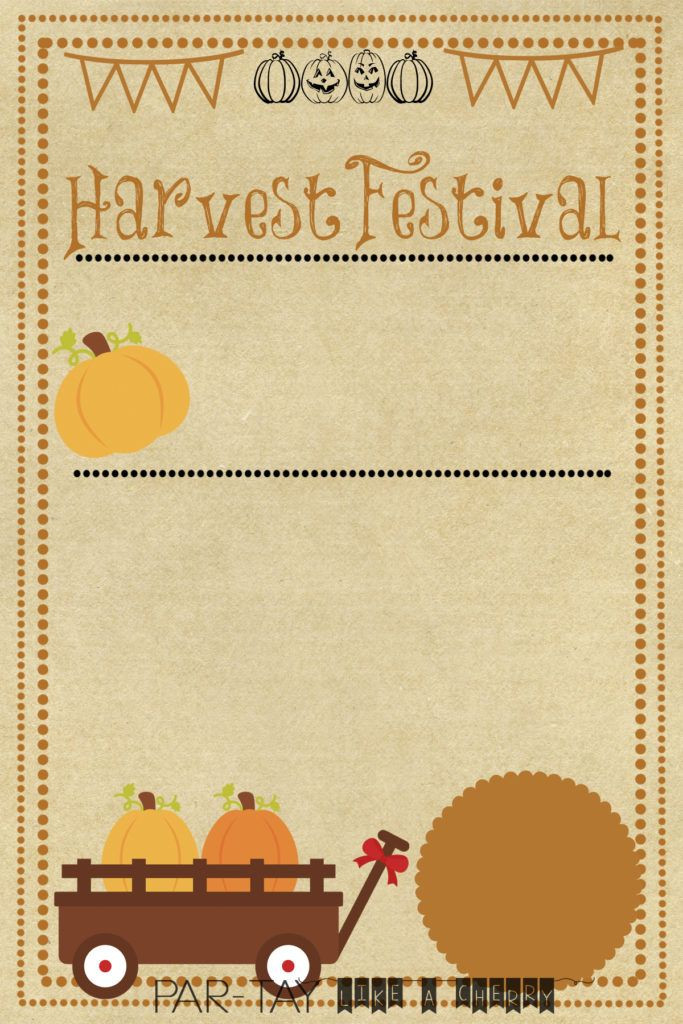 Fall Party Invitation Template
 31 best Primary Ideas images on Pinterest
