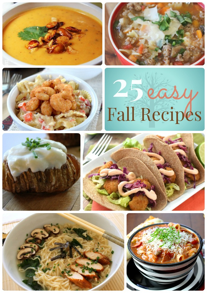 Fall Supper Ideas
 Great Ideas 25 Easy Fall Dinner Ideas