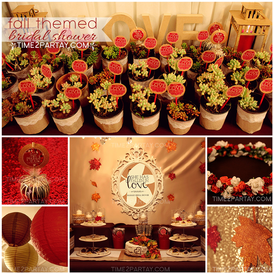 Fall Themed Party
 A Fall Themed Bridal Shower