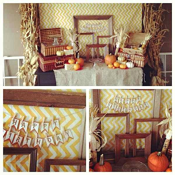 Fall Themed Party
 Kara s Party Ideas Fall Themed Pumpkin Boy Girl Harvest