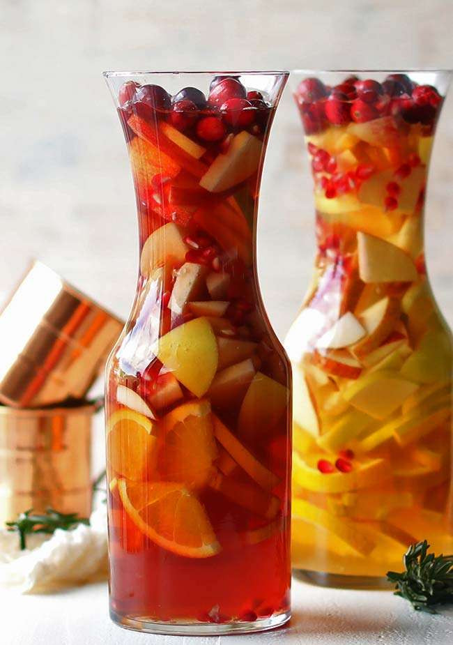Fall White Sangria Recipe
 Fall Sangria Recipe with Apples and Cranberries