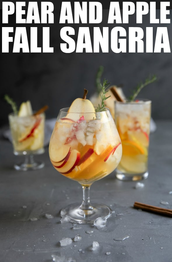 Fall White Sangria Recipe
 Pear and Apple Fall Sangria Recipe The Forked Spoon