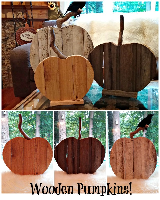 Fall Wood Decor
 Make Rustic Wood Pumpkins Using Reclaimed Wood Thrifty