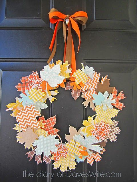 Fall Wreath Craft
 DIY Projects Pretty DIY Fall Wreaths landeelu