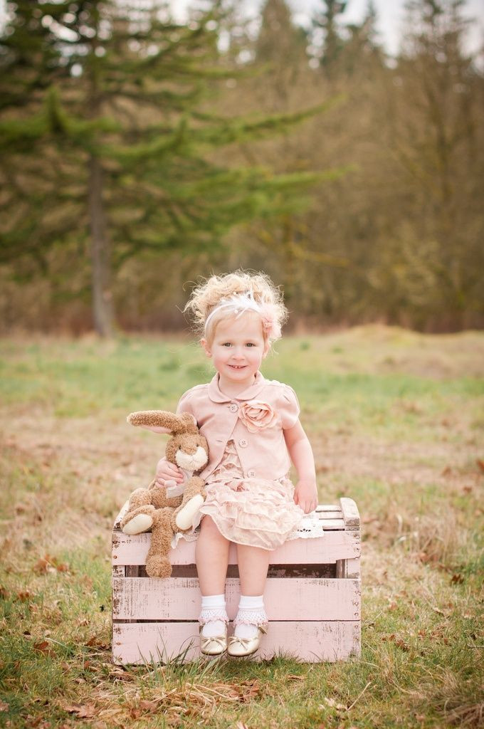 Family Easter Picture Ideas
 I love the clothing choices soft colors and props Not