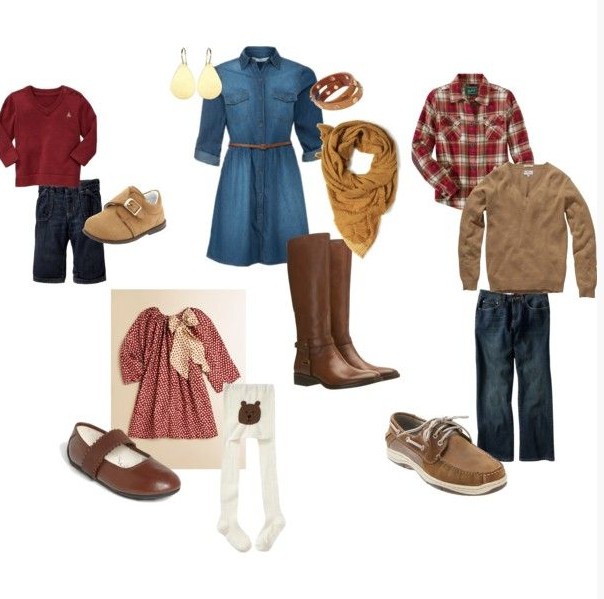 Family Fall Pictures Clothing Ideas
 Rustic Reds What to Wear Guide Fall