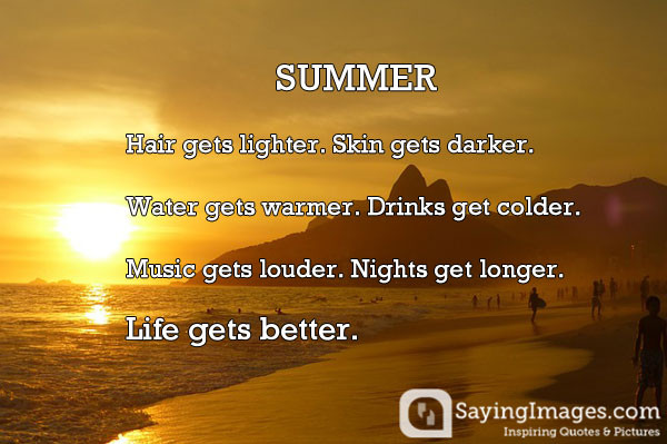 Famous Summer Quote
 Top 20 Summer Quotes
