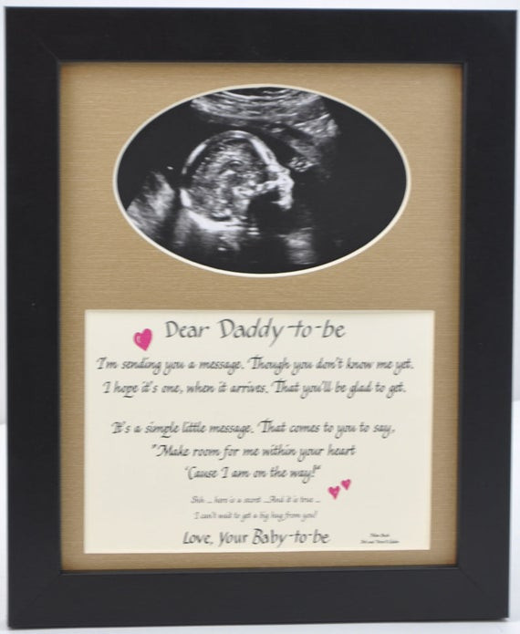 Father To Be Fathers Day Gifts
 8x10 Daddy to Be Ultrasound Desktop Frame Dad Gift