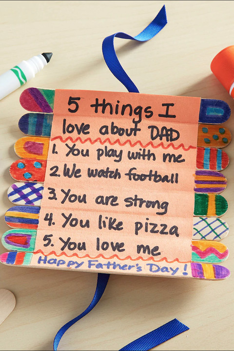 Fathers Day Arts And Crafts
 17 Easy Father s Day Craft Gifts for Kids DIY Gifts for