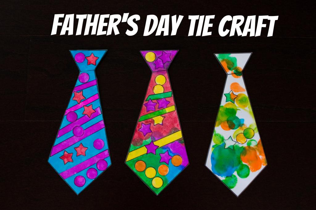 Fathers Day Arts And Crafts
 The Sweatman Family Father s Day Tie Craft