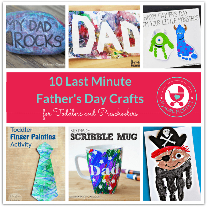 Fathers Day Crafts For Preschoolers
 10 Last Minute Father s Day Crafts for Toddlers and