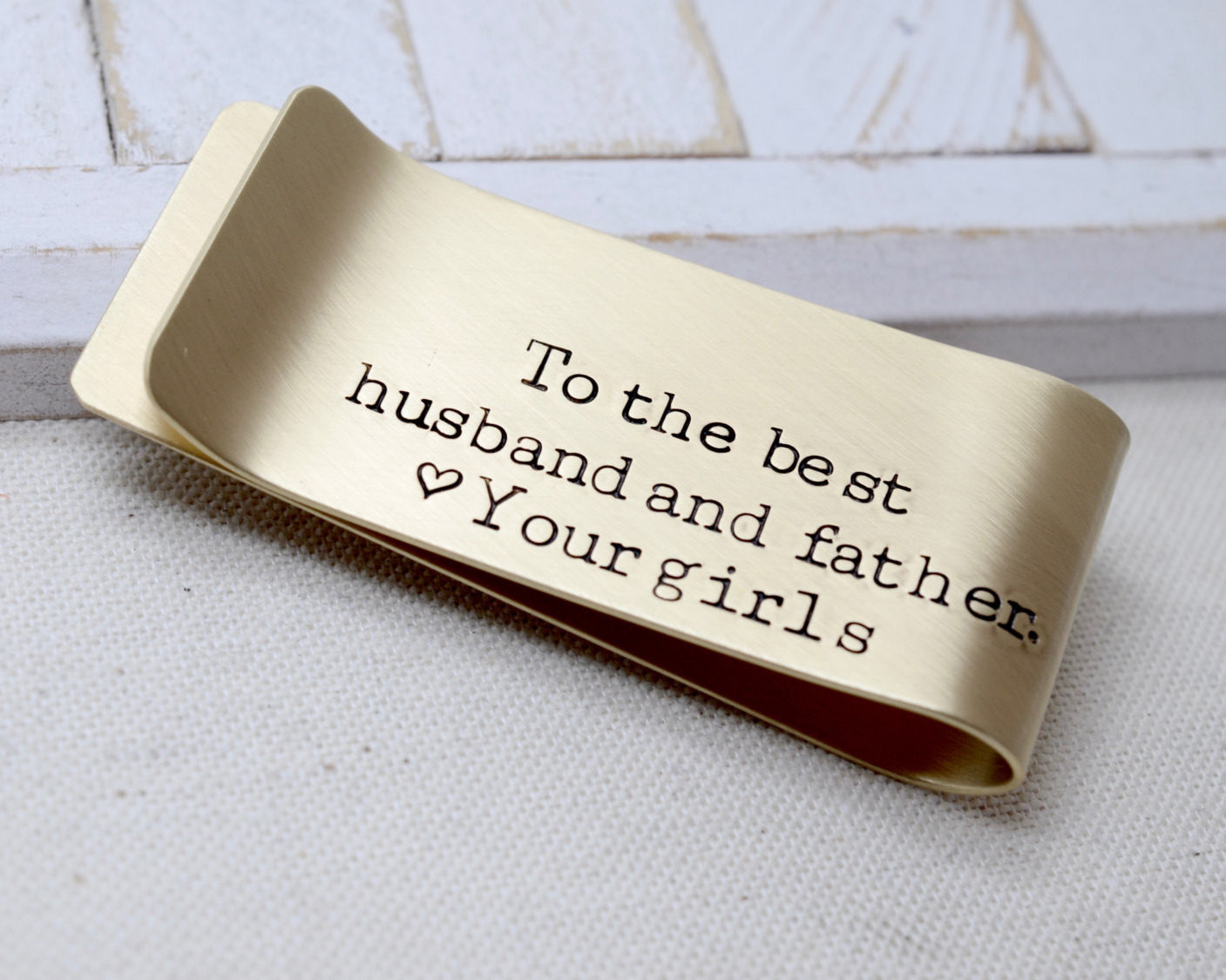 Fathers Day Gift For Husband
 Best Husband Best Father Personalized Money Clip Father