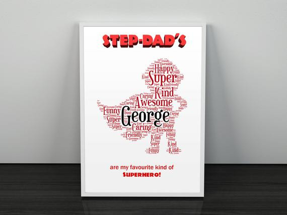 Fathers Day Gifts For Stepdads
 custom made step dad t for fathers day by ThreeFriedMonkees