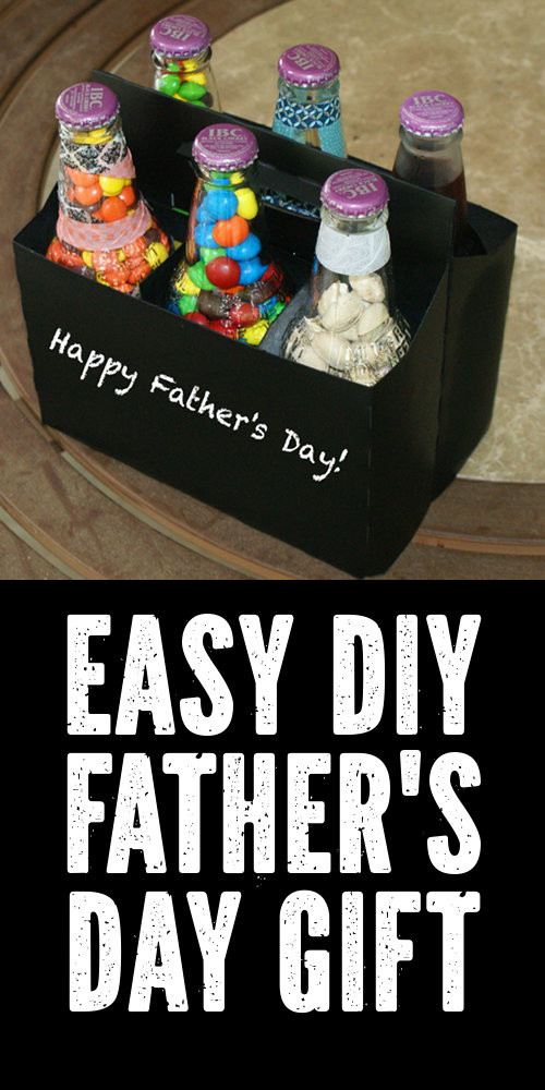 Fathers Day Gifts From Son
 DIY Father s Day Gift Homemade Six Pack of Treats for Dad
