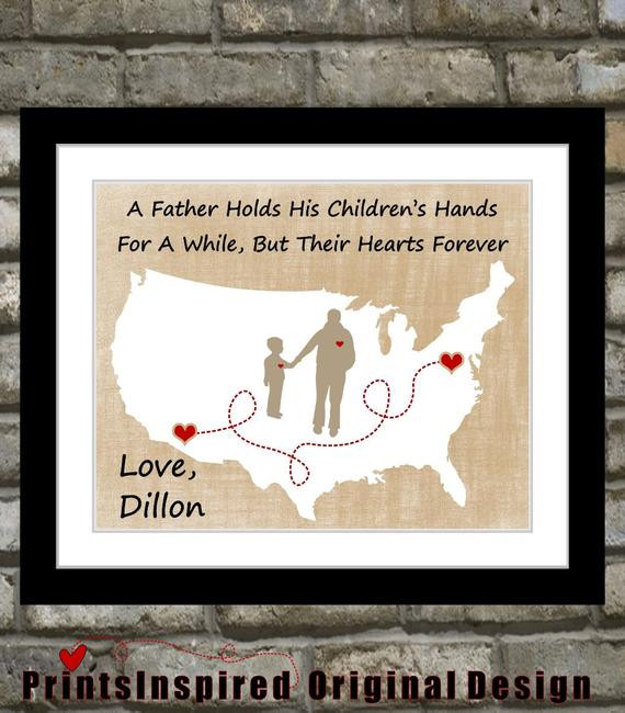 Fathers Day Gifts From Son
 Personalized Fathers Day Gift For Dad Birthday by