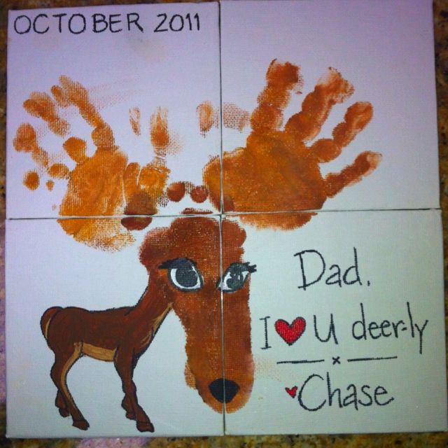 Fathers Day Hunting Gifts
 Something we made daddy who hunts deer for his birthday