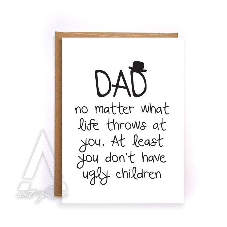 Fathers Day Ideas From Son
 Fathers day card from kids fathers day card funny