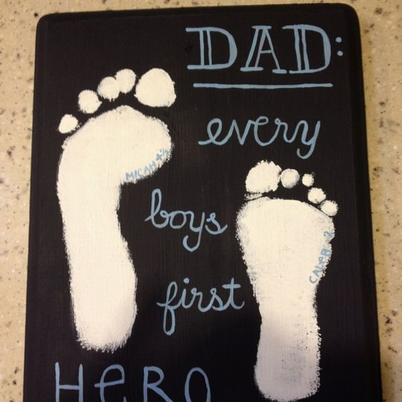 Fathers Day Ideas From Son
 First Hero DIY Fathers Day Crafts for Kids